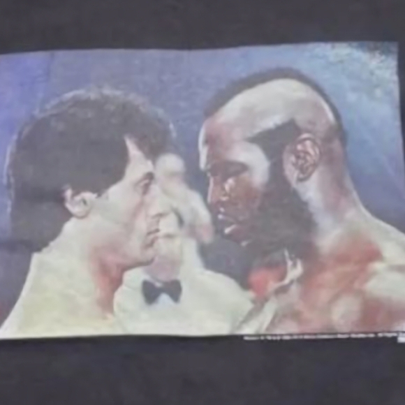 Local Celebrity Graphic Black T-Shirt Rocky XL Mens - Picture 8 of 11